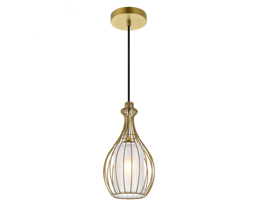 Elegant Pendant Light - Burnished Nickel (LD2419BR)