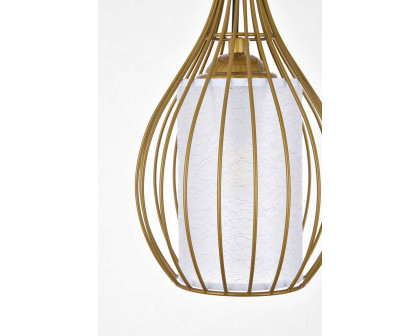 Elegant Pendant Light - Burnished Nickel (LD2419BR)