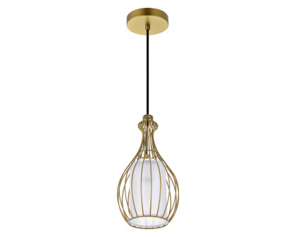 Elegant Pendant Light - Burnished Nickel (LD2419BR)