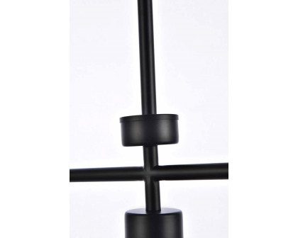 Elegant Mera 3 Lights Pendant - Black (LD2502BK)