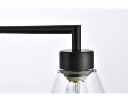 Elegant Mera 3 Lights Pendant - Black (LD2502BK)