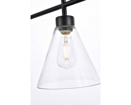 Elegant Mera 3 Lights Pendant - Black (LD2502BK)