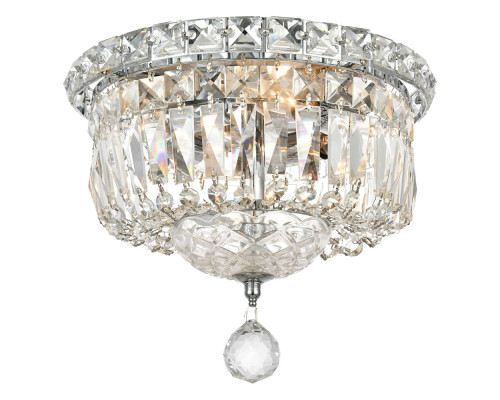 Elegant Wiley 4-Light Flush Mount - Chrome (LD2528F10C)