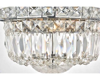 Elegant Wiley 4-Light Flush Mount - Chrome (LD2528F10C)