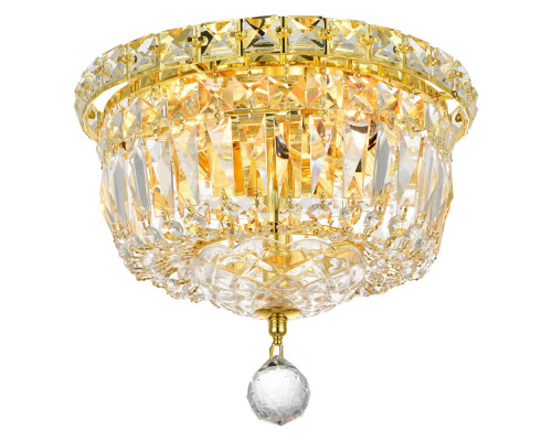 Elegant Wiley 4-Light Flush Mount - Gold (LD2528F10G)