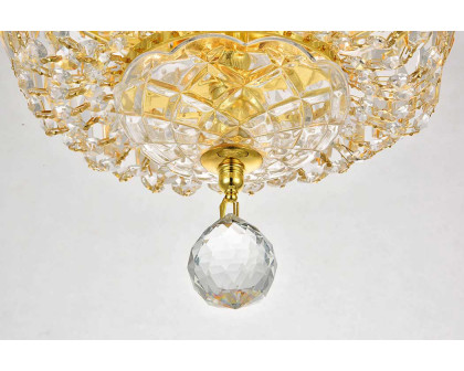 Elegant Wiley 4-Light Flush Mount - Gold (LD2528F10G)