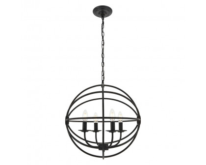 Elegant Octavia 3-Light Pendant - Dark Brown, L 18" (LD4006D18DB)