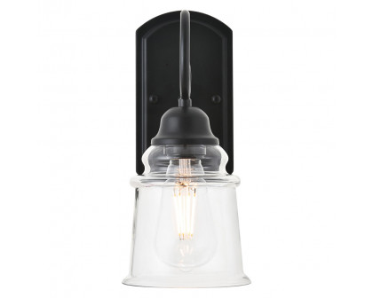 Elegant - Spire 1 Light Wall Sconce (LD4007W5BK)