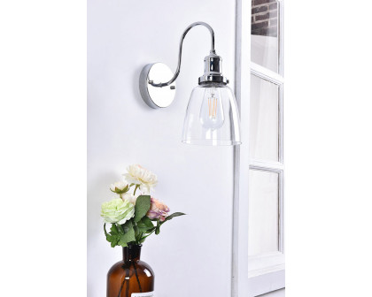 Elegant Felicity 1 Light Wall Sconce - Chrome (LD4013W6C)