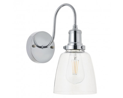 Elegant Felicity 1 Light Wall Sconce - Chrome (LD4013W6C)