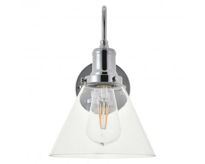 Elegant Histoire 1 Light Wall Sconce - Chrome (LD4017W7C)