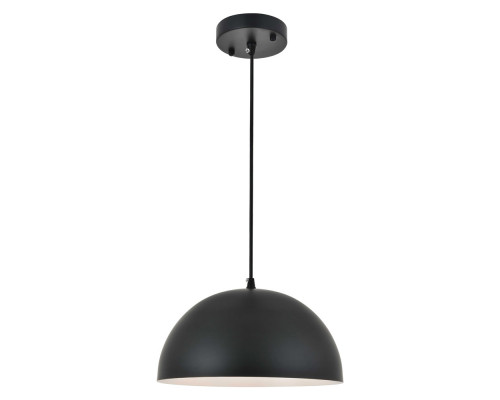 Elegant Forte 1 Light Pendant - Black, L 11.8" (LD4022D12BK)