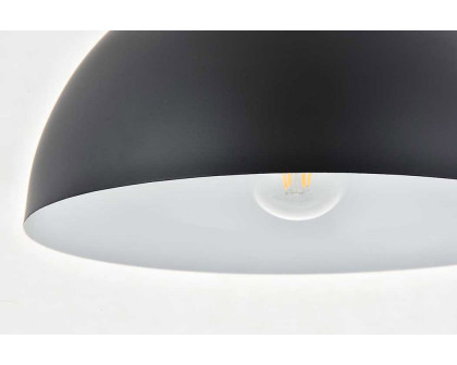 Elegant Forte 1 Light Pendant - Black, L 11.8" (LD4022D12BK)