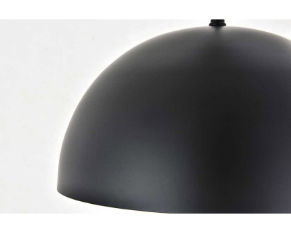 Elegant Forte 1 Light Pendant - Black, L 11.8" (LD4022D12BK)