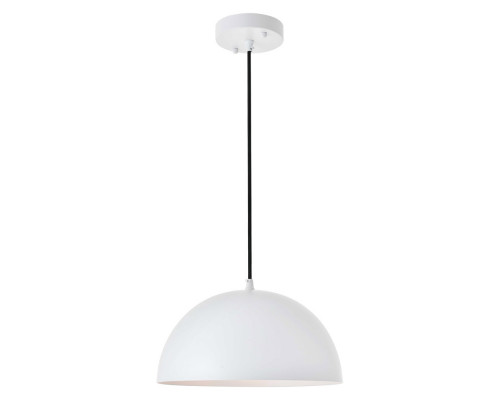 Elegant Forte 1 Light Pendant - White, L 11.8" (LD4022D12WH)