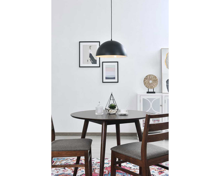 Elegant Forte 1 Light Pendant - Black, L 13.8" (LD4023D14BK)