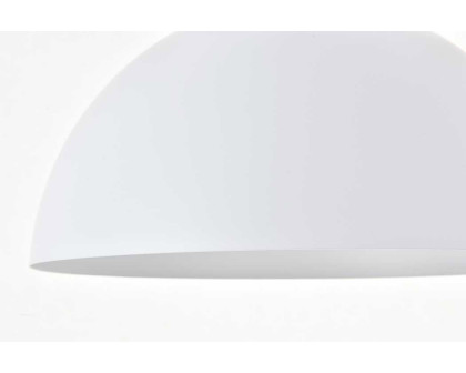 Elegant Forte 1 Light Pendant - White, L 13.8" (LD4023D14WH)