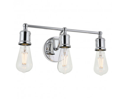 Elegant Serif 5 Lights Wall Sconce - Chrome, L 15.4" (LD4028W16C)