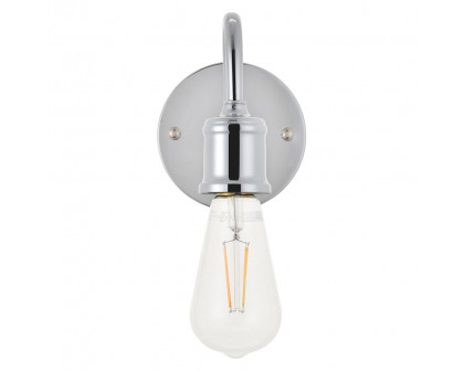 Elegant Serif 5 Lights Wall Sconce - Chrome, L 4.7" (LD4028W5C)