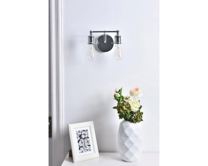 Elegant Serif 5 Lights Wall Sconce - Chrome, L 8.7" (LD4028W9C)