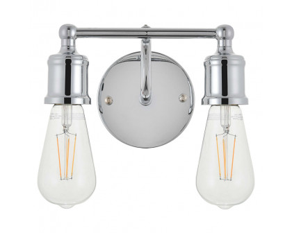 Elegant Serif 5 Lights Wall Sconce - Chrome, L 8.7" (LD4028W9C)