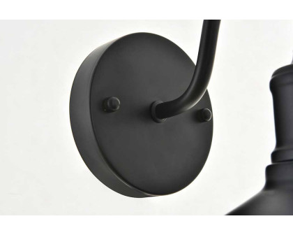 Elegant Etude 2 Lights Wall Sconce - Black, L 33.1" (LD4033W33BK)