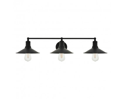 Elegant Etude 2 Lights Wall Sconce - Black, L 33.1" (LD4033W33BK)