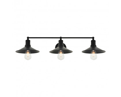 Elegant Etude 2 Lights Wall Sconce - Black, L 33.1" (LD4033W33BK)