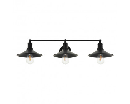 Elegant Etude 2 Lights Wall Sconce - Black, L 33.1" (LD4033W33BK)