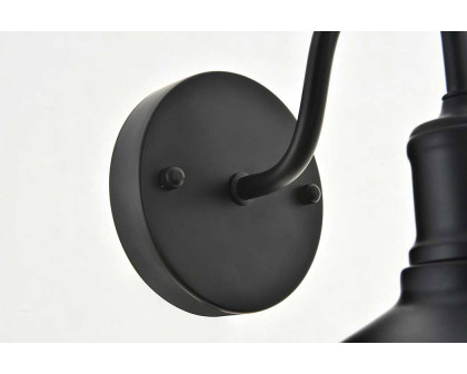 Elegant Etude 2 Lights Wall Sconce - Black, L 8.7" (LD4033W9BK)