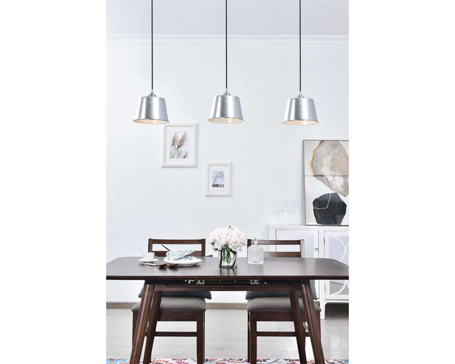 Elegant Nota 3 Light Pendant - Chrome (LD4057D40C)