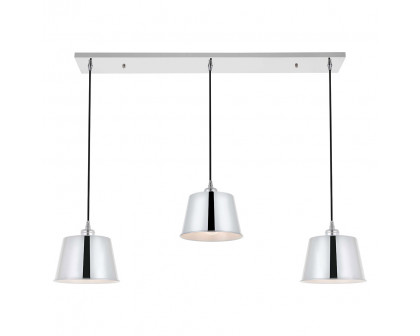 Elegant Nota 3 Light Pendant - Chrome (LD4057D40C)