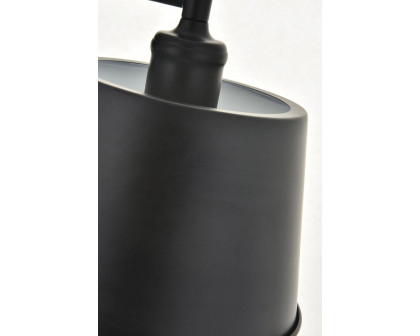 Elegant Nota 1 Light Wall Sconce - Black (LD4058W8BK)