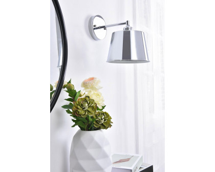 Elegant Nota 1 Light Wall Sconce - Chrome (LD4058W8C)