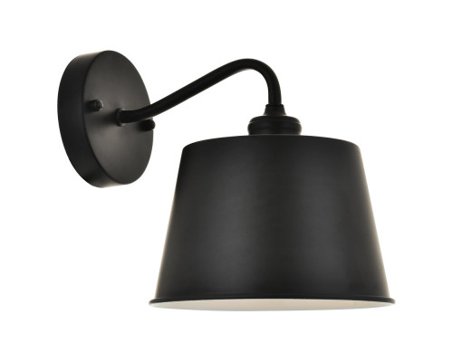 Elegant Nota 1 Light Wall Sconce - Black (LD4059W8BK)