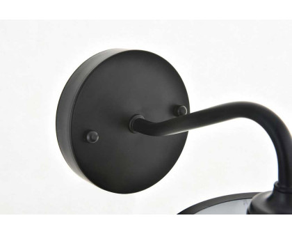 Elegant Nota 1 Light Wall Sconce - Black (LD4059W8BK)