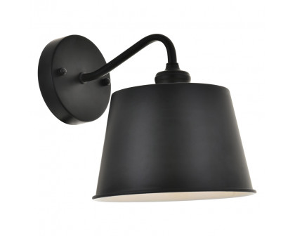 Elegant Nota 1 Light Wall Sconce - Black (LD4059W8BK)