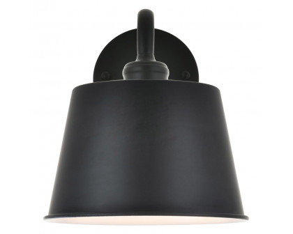 Elegant Nota 1 Light Wall Sconce - Black (LD4059W8BK)