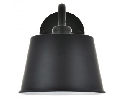 Elegant Nota 1 Light Wall Sconce - Black (LD4059W8BK)