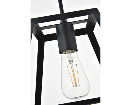 Elegant Resolute 5 Light Pendant - Black, L 10" (LD4061D10BK)