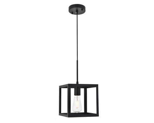 Elegant Resolute 3 Light Pendant - Black, L 8" (LD4063D8BK)