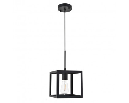 Elegant Resolute 3 Light Pendant - Black, L 8" (LD4063D8BK)