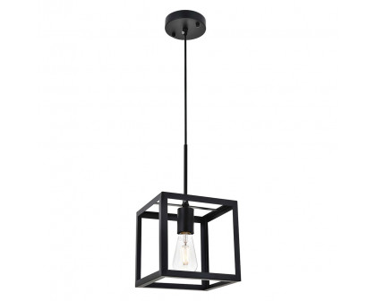 Elegant Resolute 3 Light Pendant - Black, L 8" (LD4063D8BK)