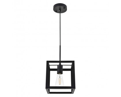 Elegant Resolute 3 Light Pendant - Black, L 8" (LD4063D8BK)