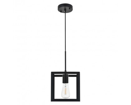 Elegant Resolute 3 Light Pendant - Black, L 8" (LD4063D8BK)