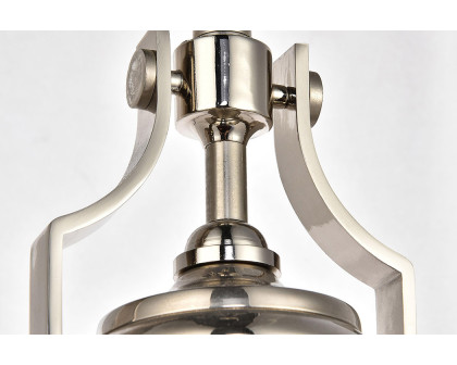 Elegant Eamon 1-Light Pendant - Polished Nickel (LD5001D13PN)