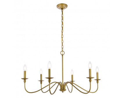 Elegant - Rohan 6-Light Chandelier