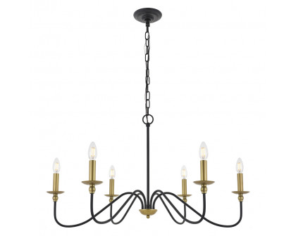 Elegant - Rohan 6-Light Chandelier