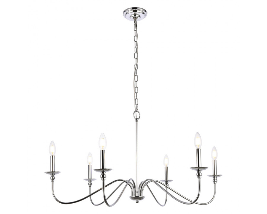 Elegant - Rohan 6-Light Chandelier