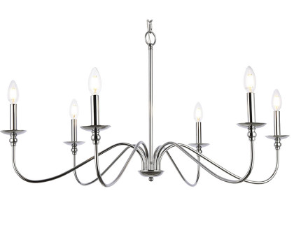 Elegant - Rohan 6-Light Chandelier